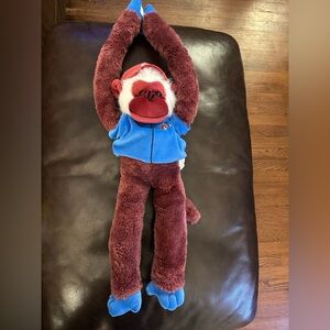 Philadelphia Phillies rally monkey in maroon and blue Velcro hands and feet